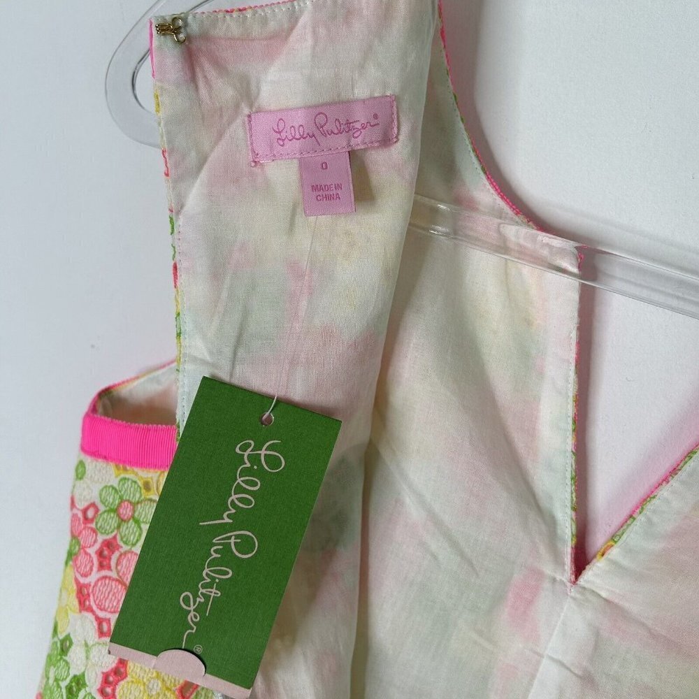 NEW Lilly Pulitzer Eyelet Lace Percy Dress Size 0 - Picture 4 of 12